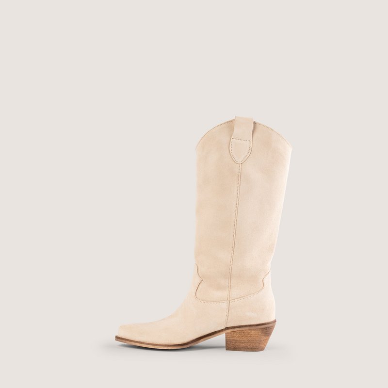Jesse Beige Texan Boots