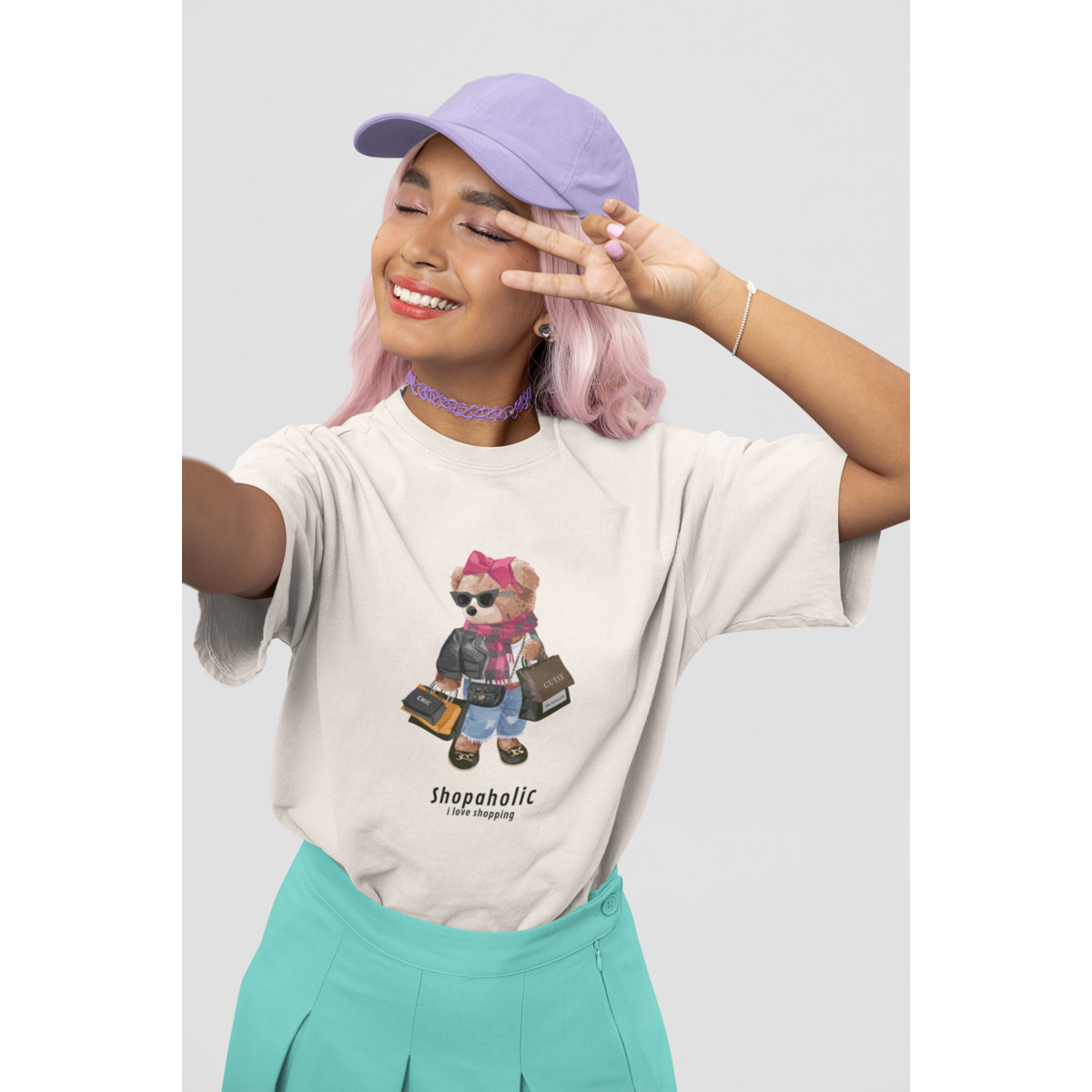 T-shirt oversize Ours accro du shopping