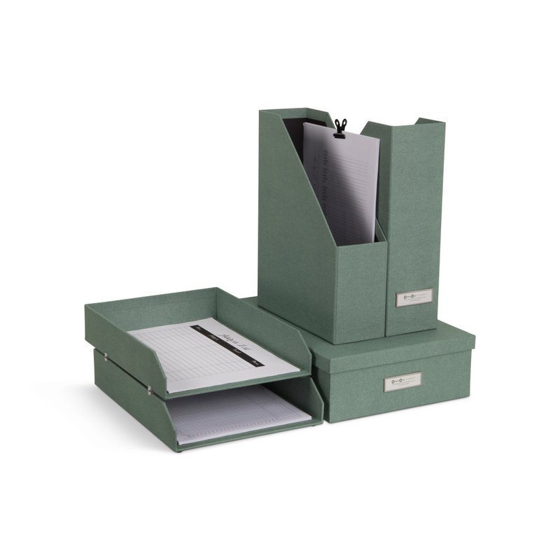 Holger verschachtelte Dokumentorganisation, Set von 5 - Soft Teal C16