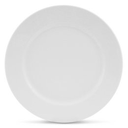 Plato llano, 26cm Blanco Clásico