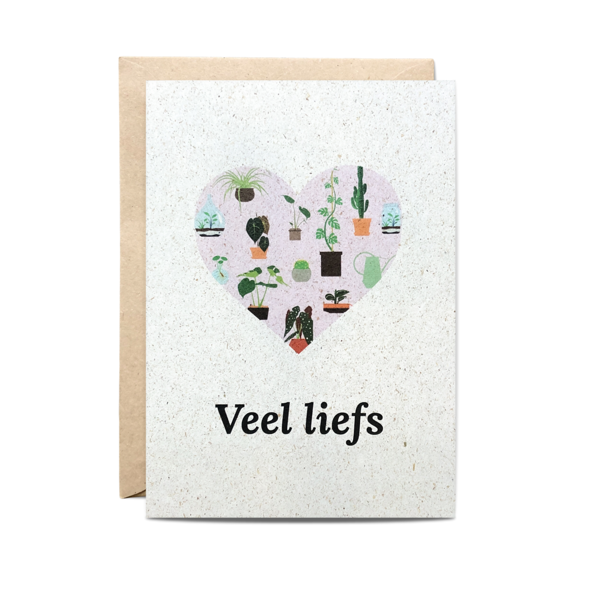 Postcard + Envelope Veel liefs!