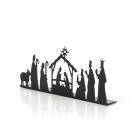 Crèche de Noël ÉTOILE GRANDE, tôle