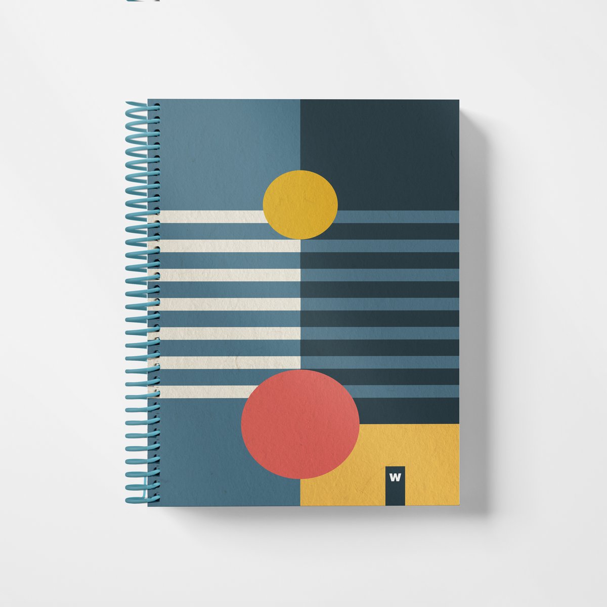 A6 Pocket Farverige Spiral Notesbøger | Linje
