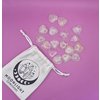 Mini Heart - Clear Quartz pocketstone worry stone