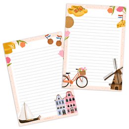 Notesblok/notesblok - Sød Holland illustration