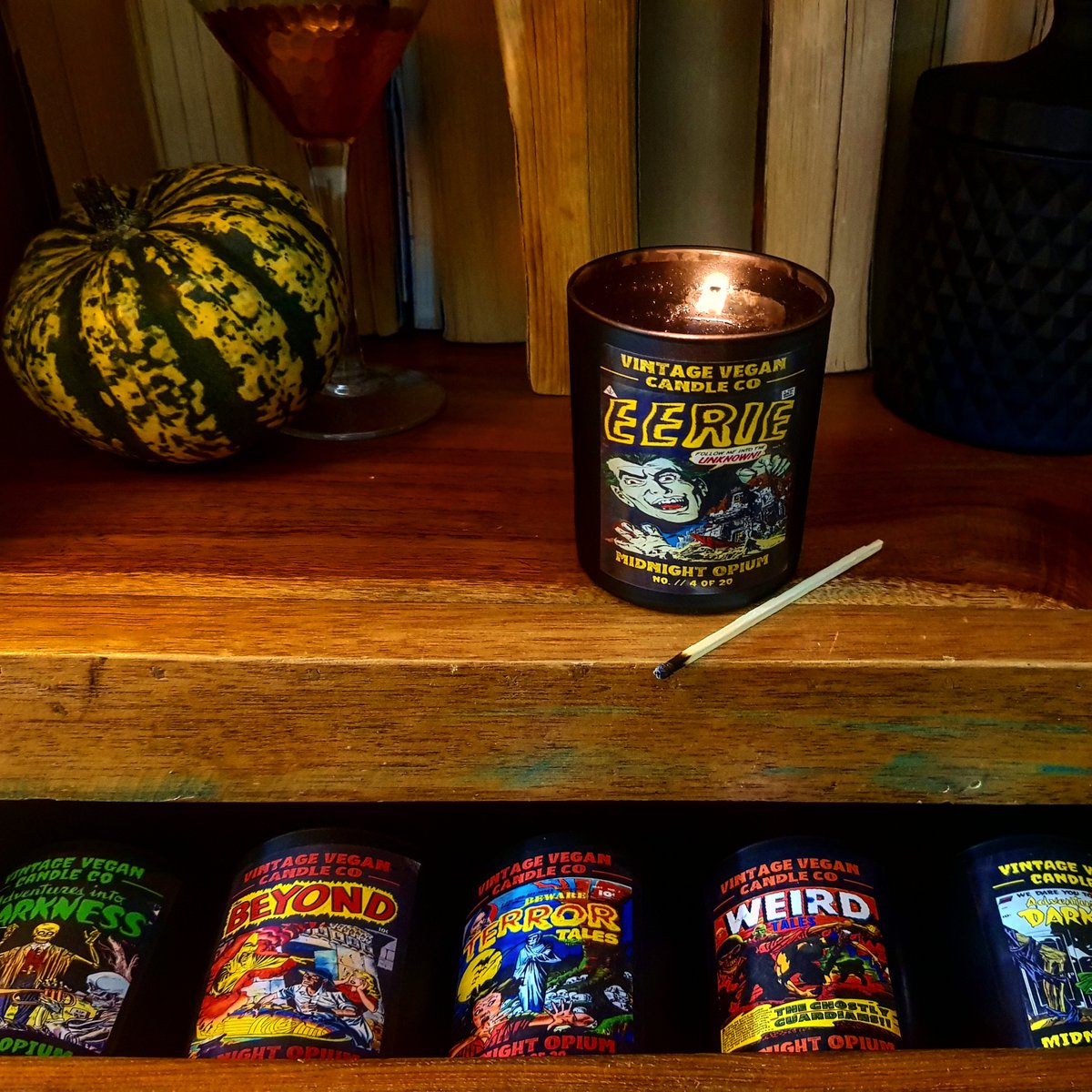 Halloween Comic Candle Vintage Vegan 200ml