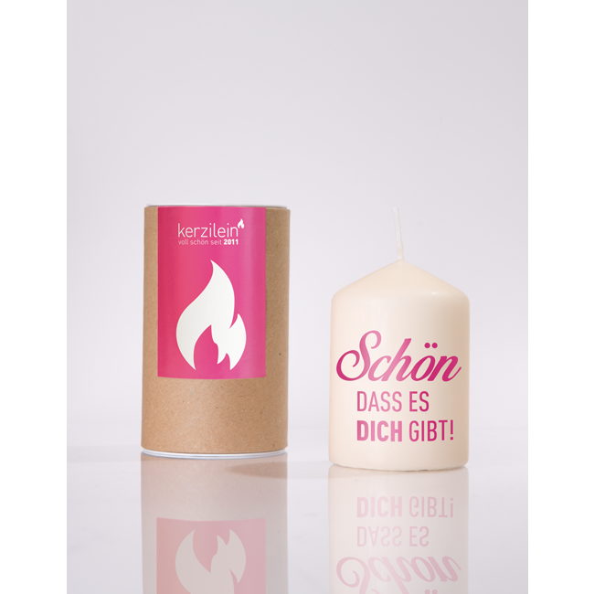 Flame, pink "GOOD THAT YOU EXIST"