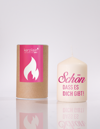Flame, pink "GOOD THAT YOU EXIST"