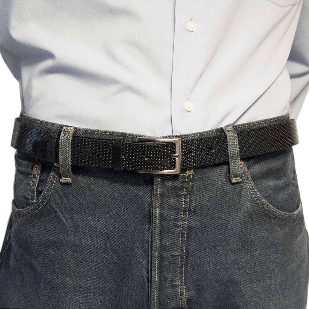 Ceinture pour femme en cuir ou ceinture pour homme en cuir avec impression en cuir véritable 3 cm de large