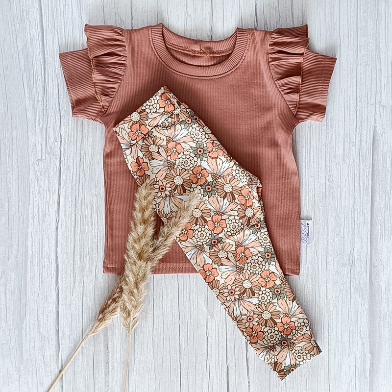 Ruffle T-shirt Rib Jersey Kleiroze
