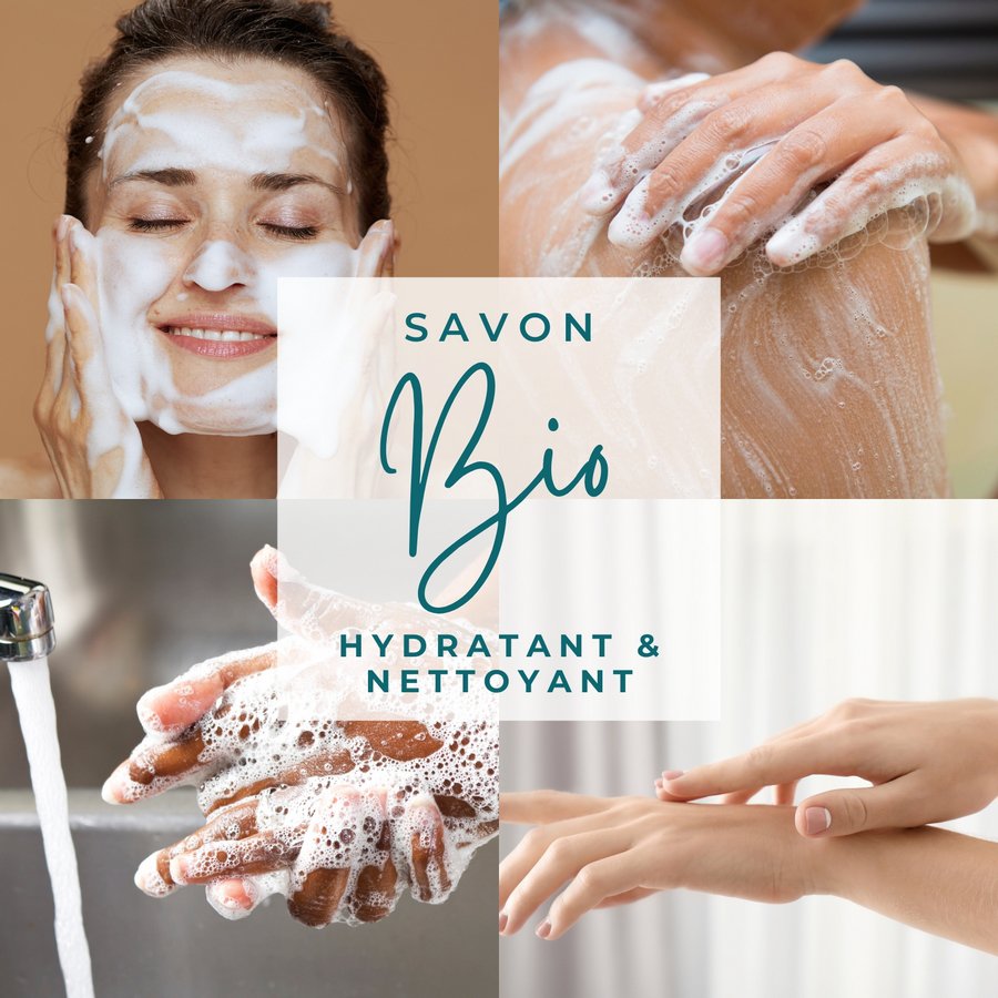 Savon Bio Laurier et Olive Douceur Naturelle Nettoie et Hydrate Idéal pour Peaux Sensibles et Sèches