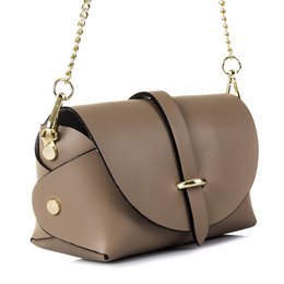 Florence Artegiani. Aurora Women's shoulder bag. Ruga genuine leather