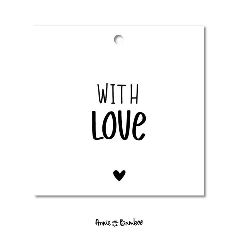 Cadeaulabel - Avec amour