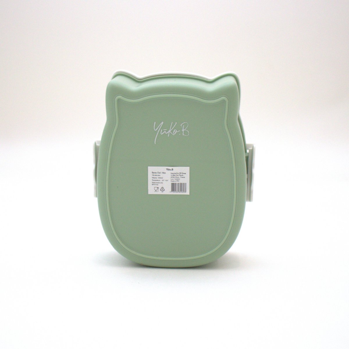 Snackbox - Lunchbox Uil luchtdicht & BPA vrij - Mint