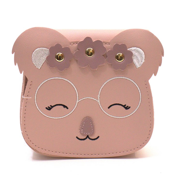 Kinderschoudertas - Yumi de kleine koala Roze