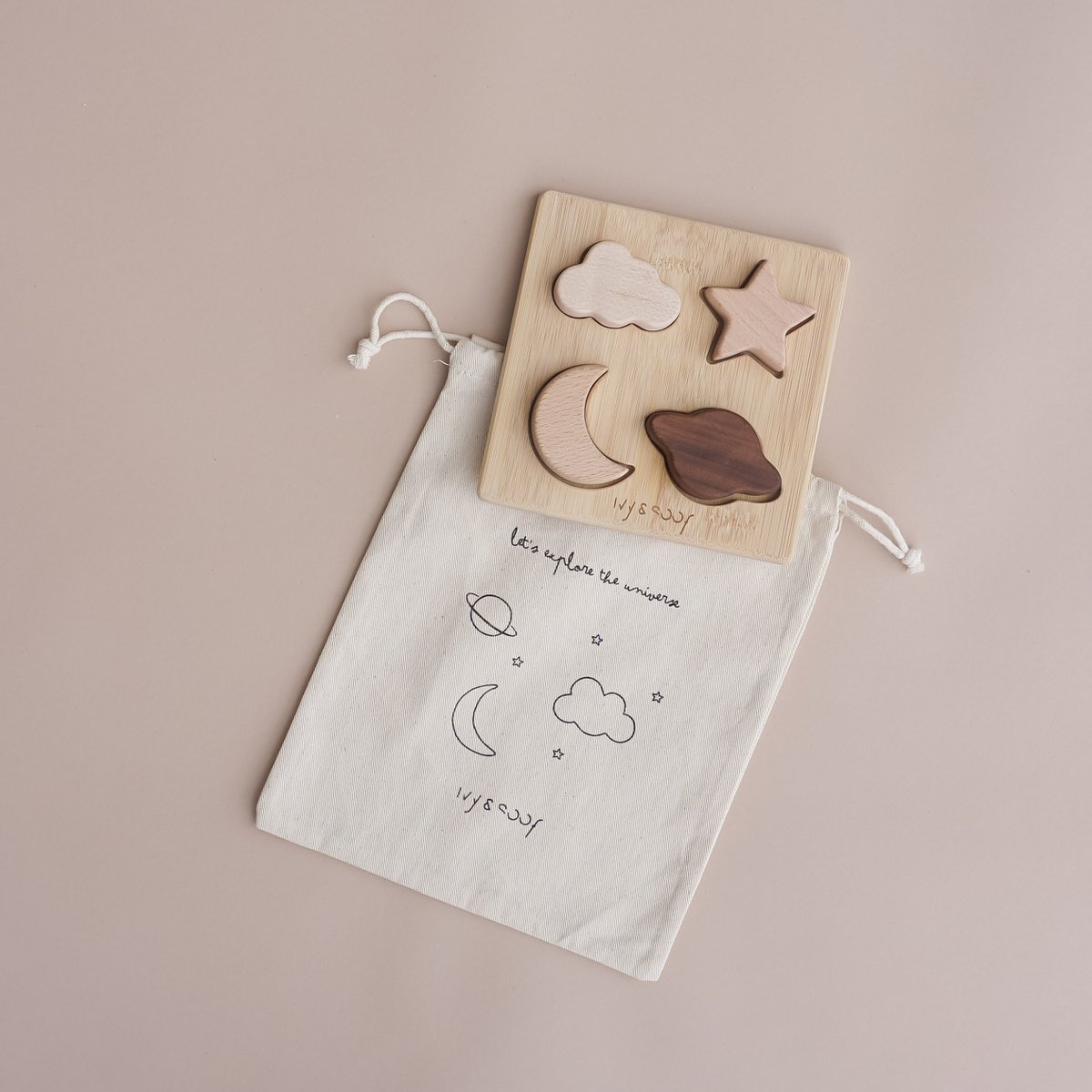 Baby-Puzzle aus Holz | Nachhaltiges Baby-Puzzle | Spielzeug aus Holz