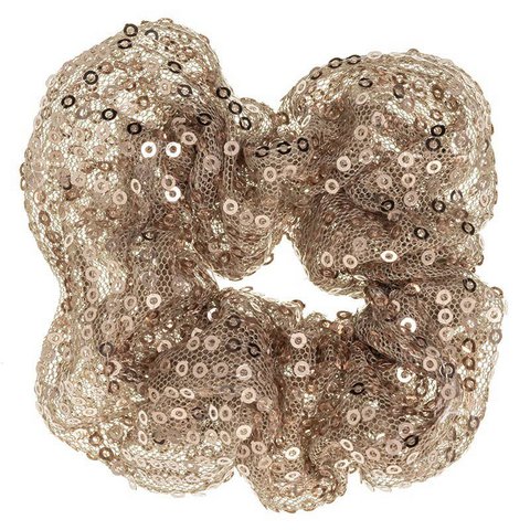 Scrunchie mit Pailletten, handgefertigt in Spanien
