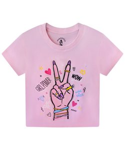 Peace & Power Shirt Rosa
