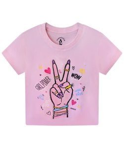 Peace & Power Shirt Rosa