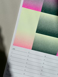 Risography birthday calendar (17.0 x 28.5 cm)