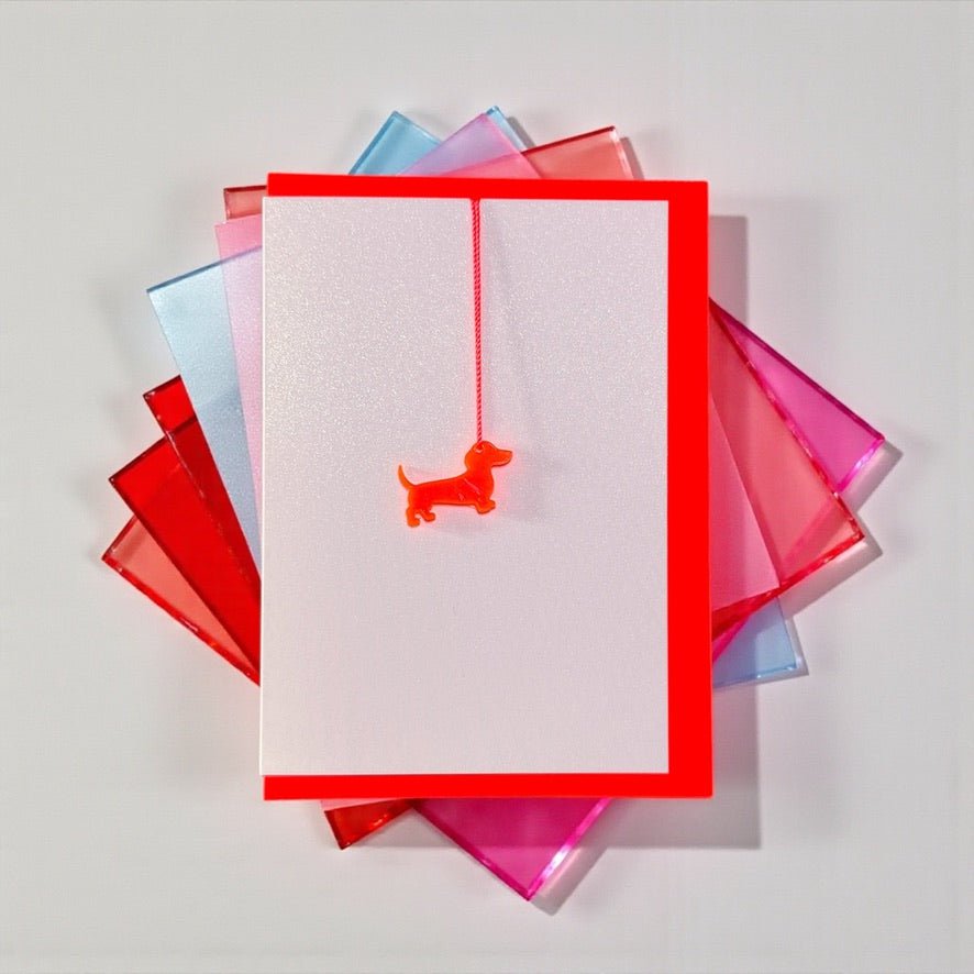 Hang Me Happy * Little Wiener neon red