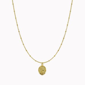 Mermaid Necklace | Link necklace with mermaid charm
