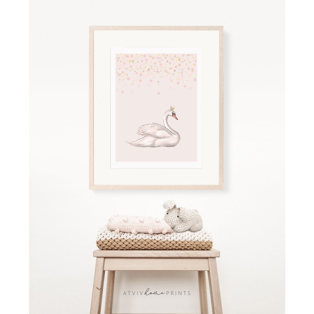Swan poster, ballet poster, ballerina poster, ballet print, ballet poster, girls room poster, girls nursery poster, pink girls room decor