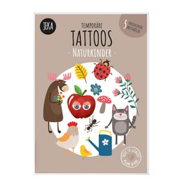 Tatouages ​​pour enfants - motif "enfants nature"