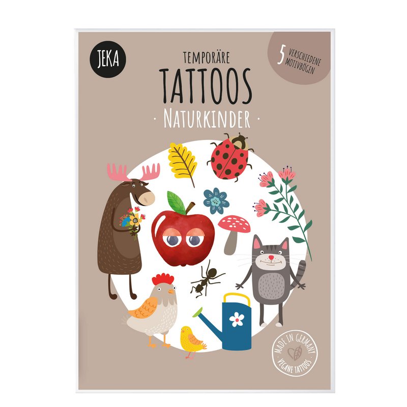 Tatouages ​​pour enfants - motif "enfants nature"