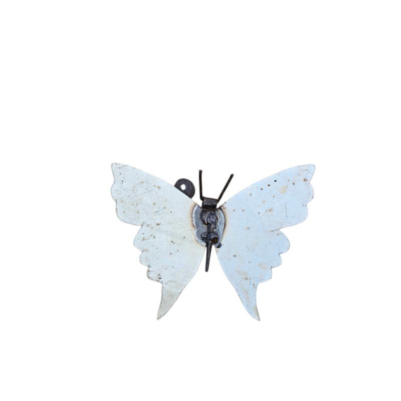 METALEN KLEINE WITTE VLINDER