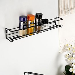Wall shelf metal 40x6.5x6.5cm