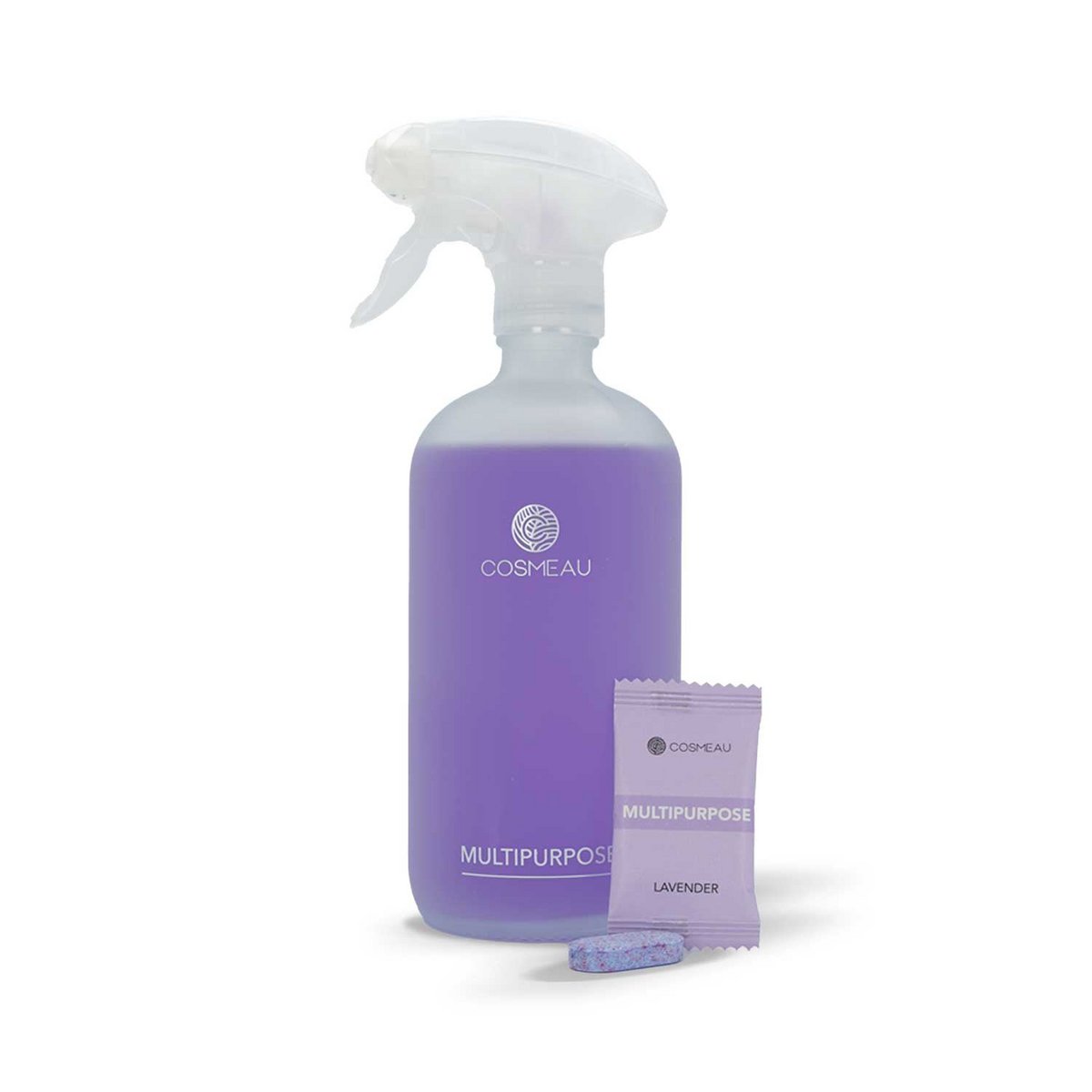 Cosmeau Multipurpose Spray Bottle Frosted White