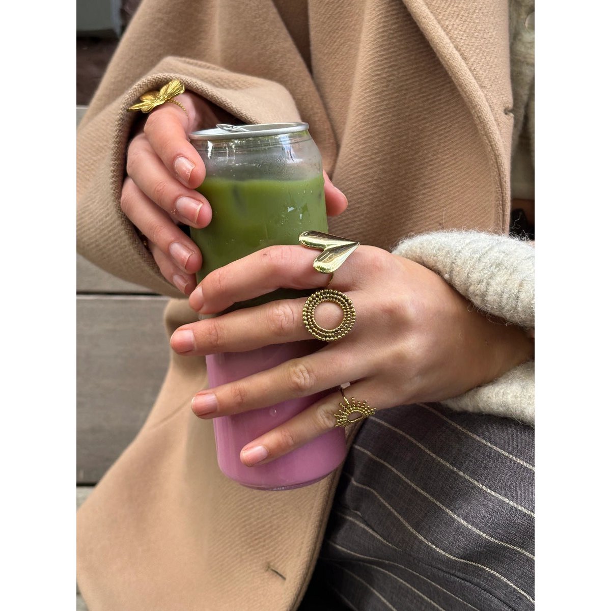 Dotted ronde ring
