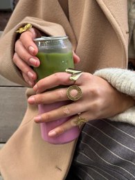Dotted ronde ring