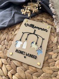 Money gift for the birth - money gift card baby - creative gift idea for new parents baby mobile