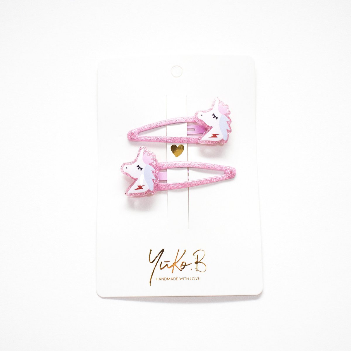 Duo Barrettes Premium Enfant - Sparkle Licornes Etincelantes