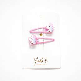 Duo Barrettes Premium Enfant - Sparkle Licornes Etincelantes