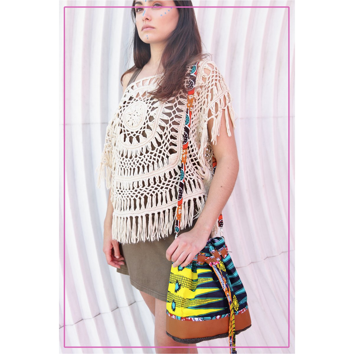 Waka-Africa portemonnee tas