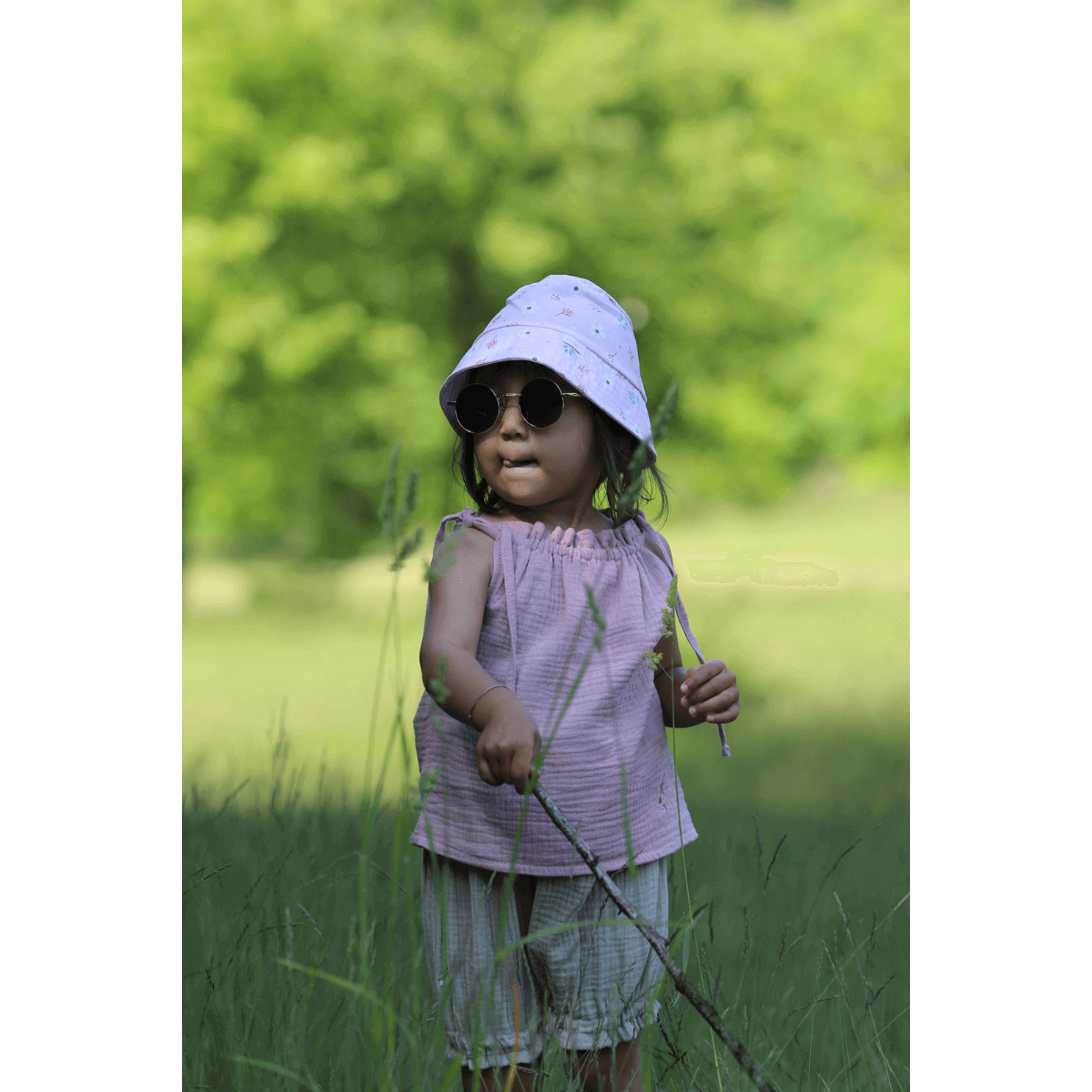 ALBINA hat for girls - GREEN