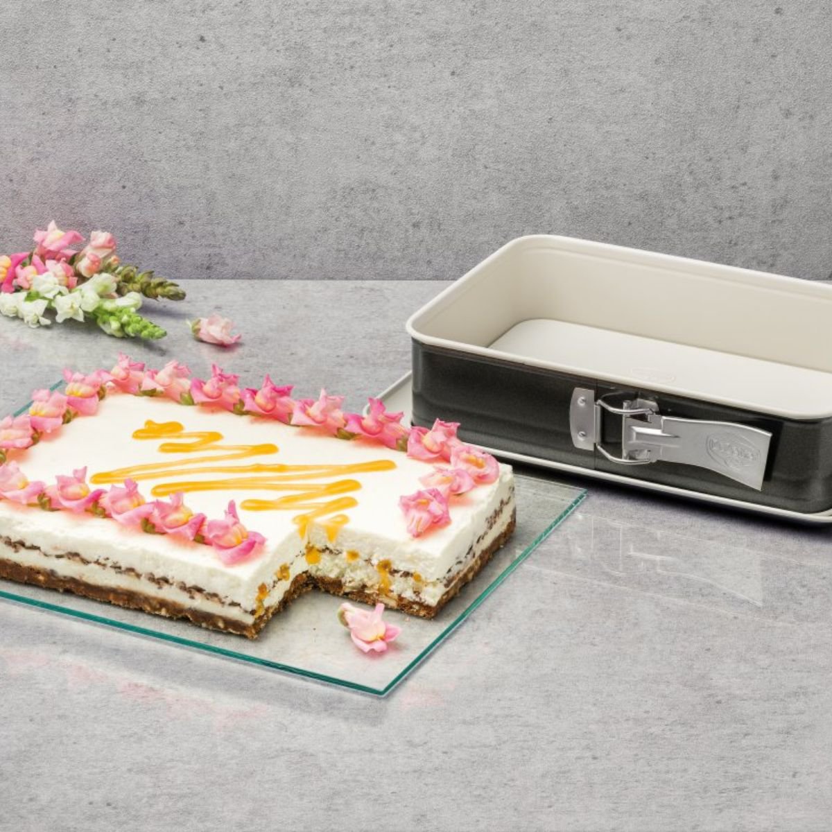 Molde para tartas de 30 cm y molde para tartas rectangular de 28 x 18 cm Dr. Oetker Volver Tendencia