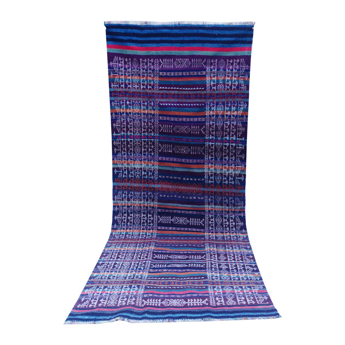Baluch Soumak Wine Berry Vintage vloerkleed