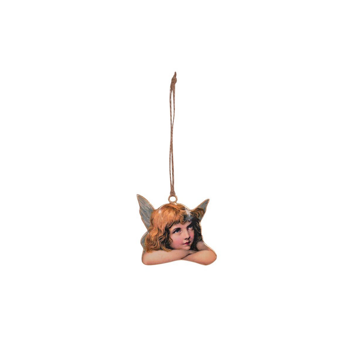 Wiszący metalowy aniołek 10 cm Isabelle Rose