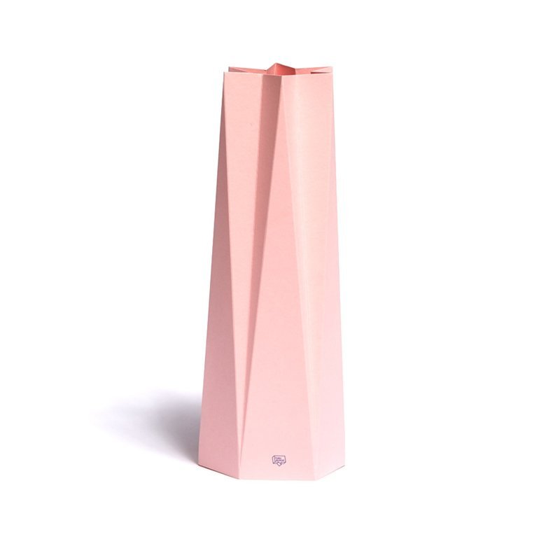 Kaart & Vaas in één - Groot - Blushing Pink
