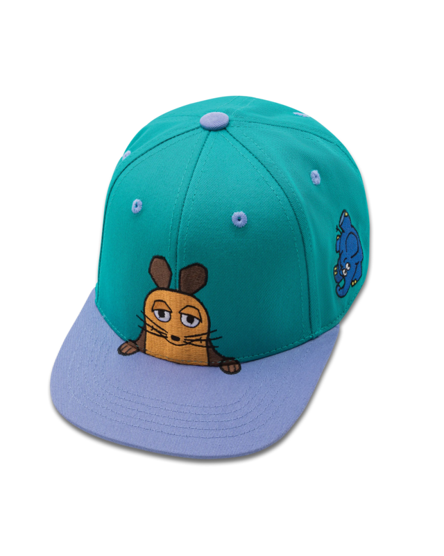 koaa – souris, éléphant et canard « The Crew » – snapback turquoise/bleu