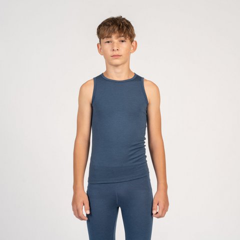 Kinderen Mouwloos 160gsm Denim