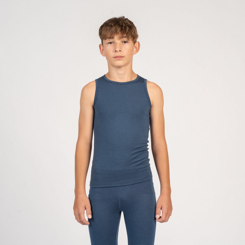Denim sans manches 160 g/m² pour enfants