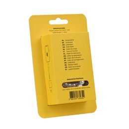 Cable de carga Tekmee USB-C versus Type-C, 2.0A; blanco, 1m; cable perlado