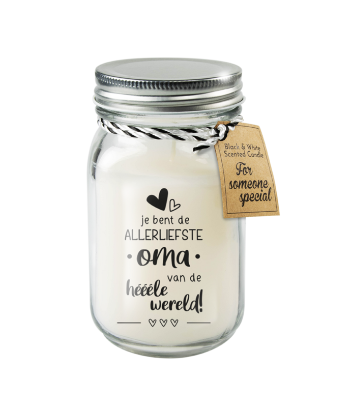 Black & White scented candles - Oma