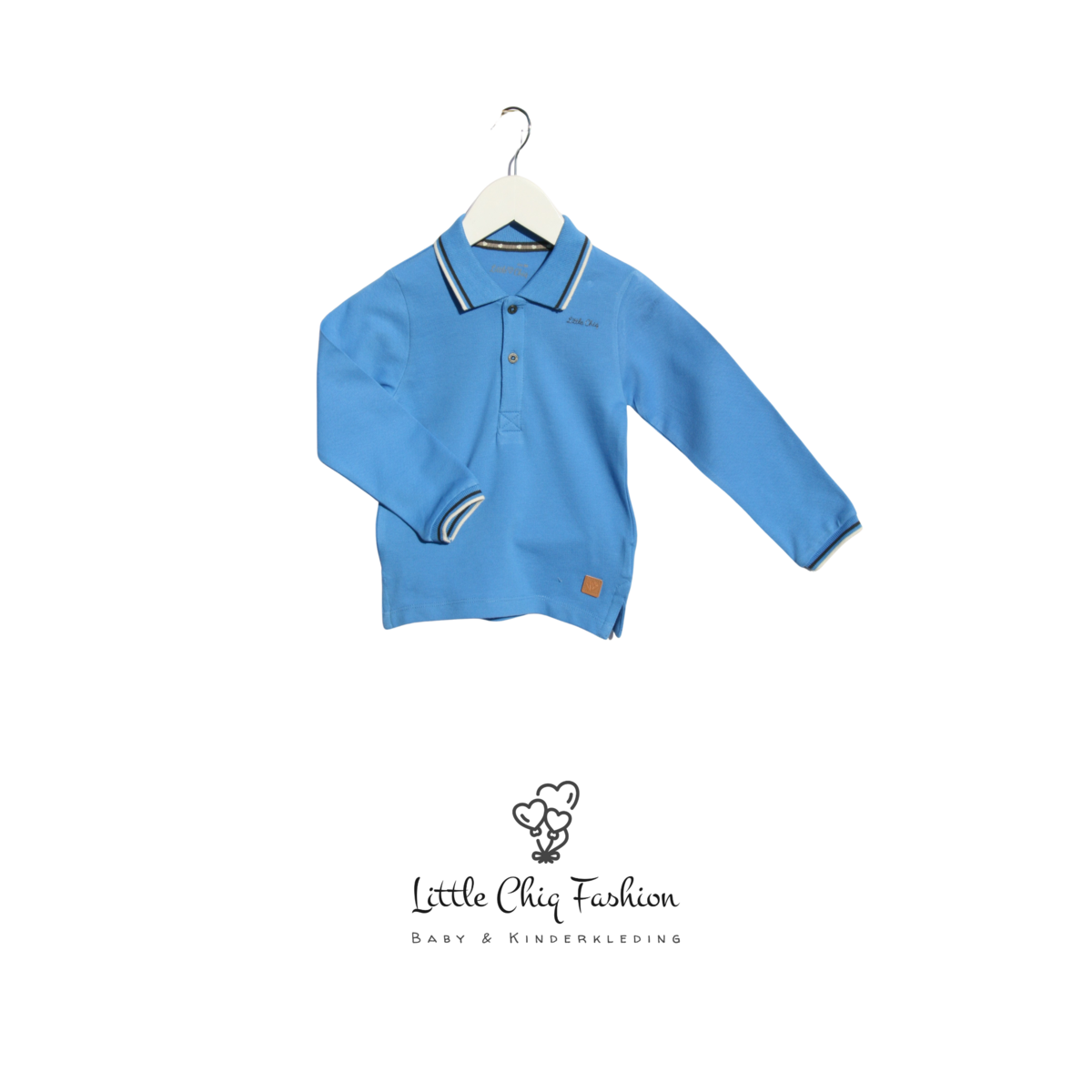 Little Chiq Baby Polo blauw