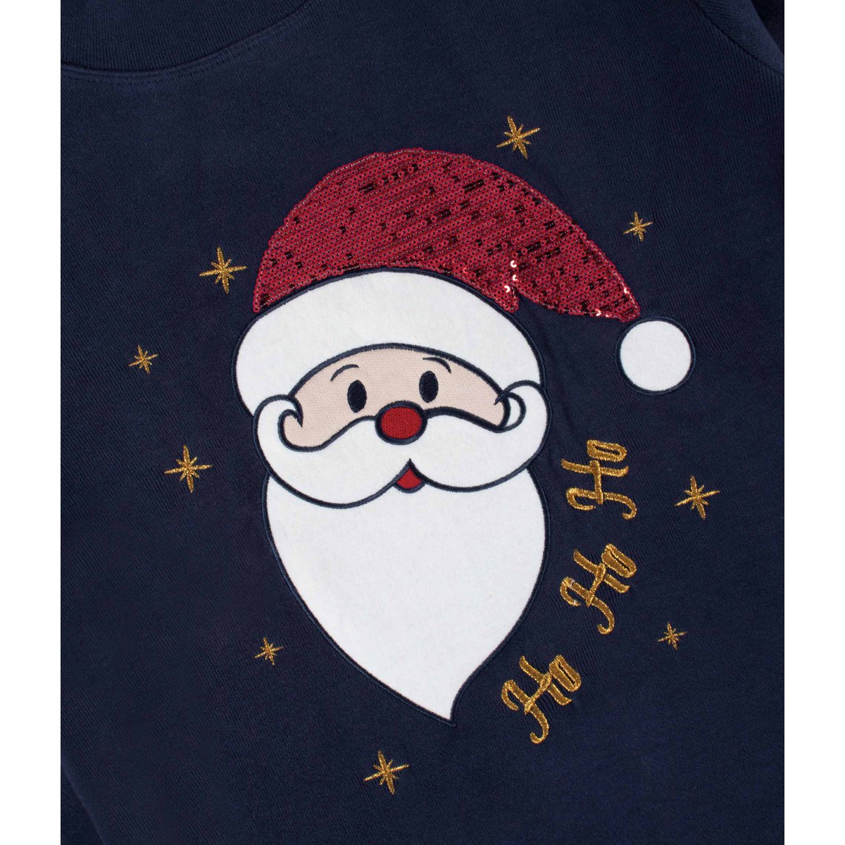 Christmas HO HO HO Embroidered Sweater